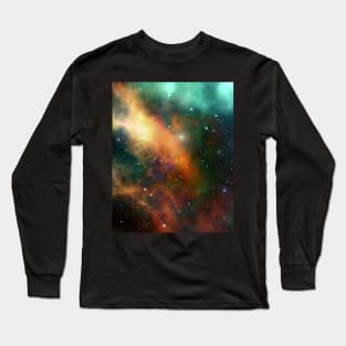 Colorful Nebula Long Sleeve T-Shirt